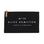Forty and Fabulous Gift Ideas | 40th Birthday Gift | Personalised Makeup Bag | Custom Makeup Bag | Birthday gift ideas for her | 40th Gift - Glam & Co Designs Ltd