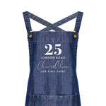 Personalised Barista Apron | Our First Home Apron - Glam & Co Designs Ltd