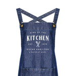 Personalised Barista Style Apron | King of the Kitchen