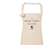Head Chef Apron | Personalised Apron for Him - Glam & Co Designs Ltd