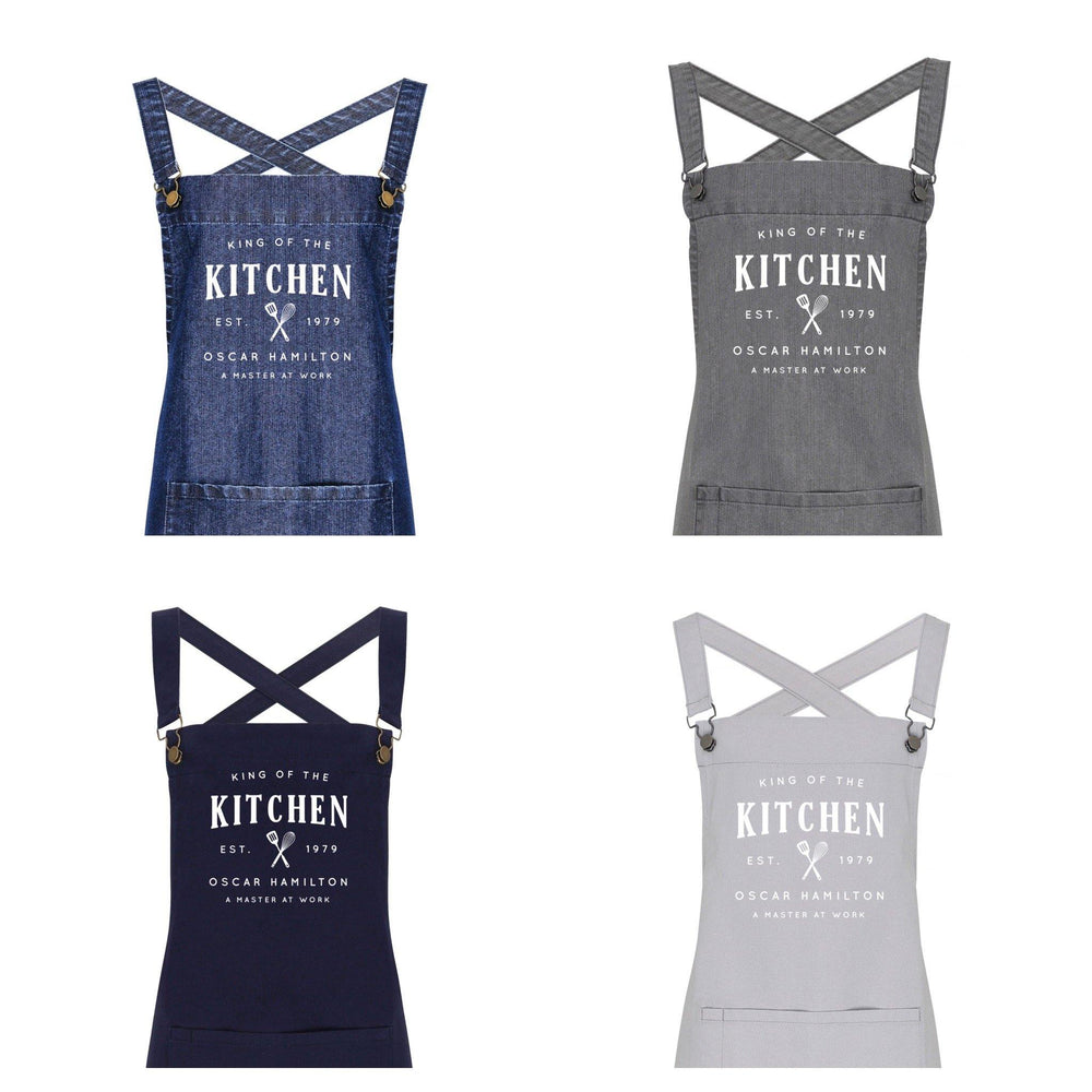 Personalised Barista Aprons | King of the Kitchen Apron