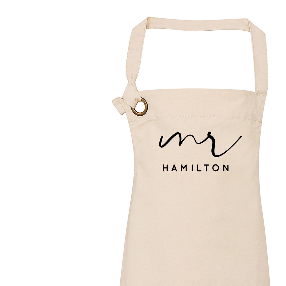 Personalised Aprons for Women and Men, Mr Apron