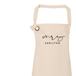 Personalised Aprons for Women and Men, Mrs Apron