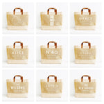 Personalised Jute Tote Bag - Custom name and initials - Glam & Co Designs Ltd