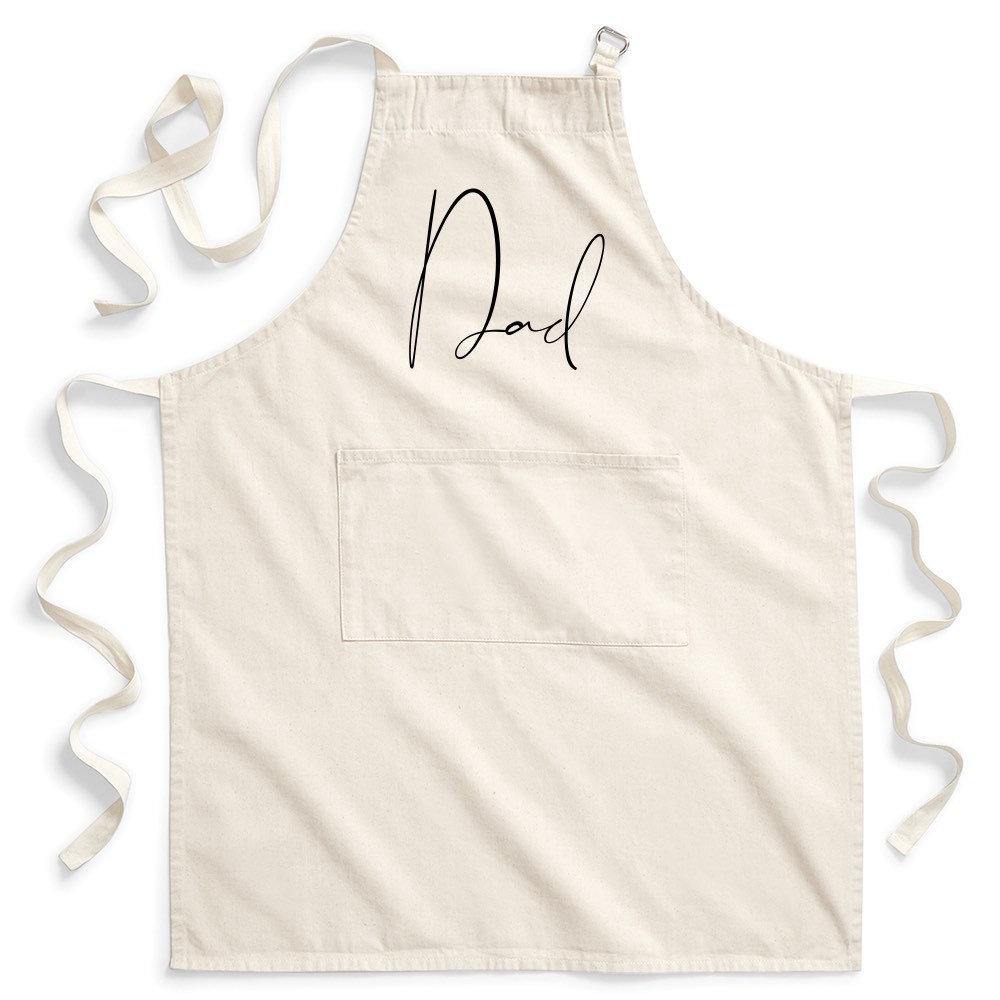 Personalised Aprons | Custom apron for Dad | Custom apron for Mum | Personalised kids aprons | Personalised family aprons - Glam & Co Designs Ltd