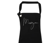 Personalised Apron | Aprons for Women | Vintage Apron | Retro Apron | Custom Apron for Women | Personalised Cook Gift | Black Apron