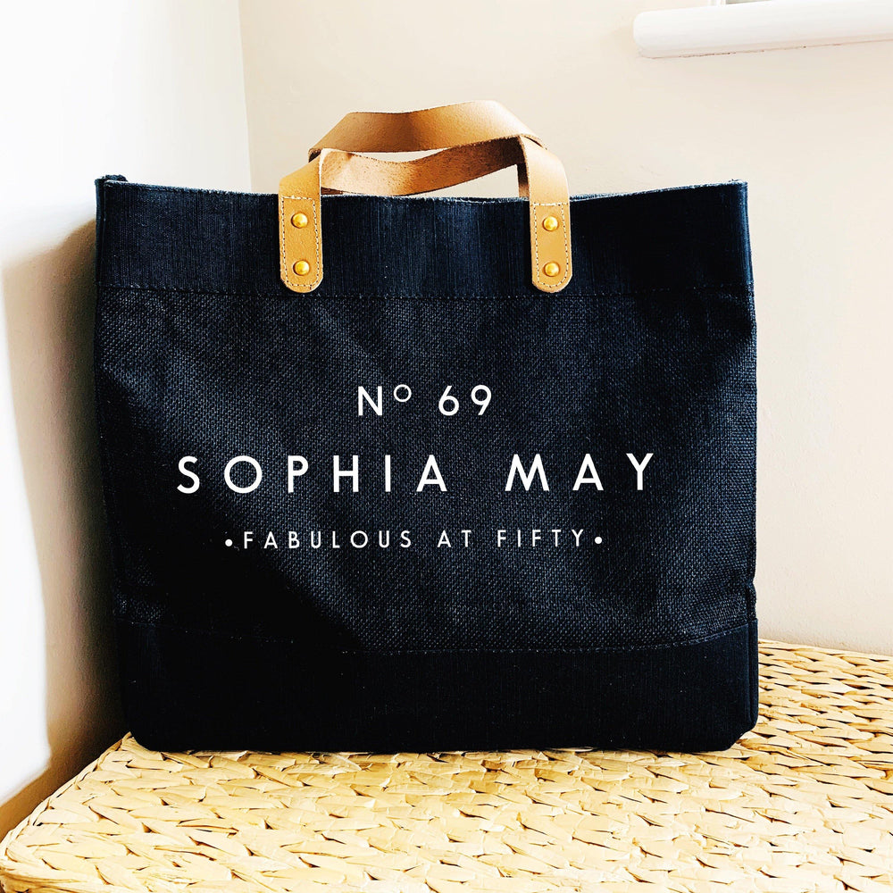 Personalised Bag | 40th Birthday Gift | Personalised Shopping Bag | Gift ideas for Her | Custom Beach Bag | Custom Bag | Custom Shopping Bag - Glam & Co Designs Ltd