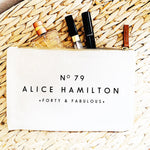 Personalised Make Up Bag | 40th Birthday Gift | Gift Ideas for Her | Custom Makeup Bag | Birthday gift ideas for her | 40th Gift - Glam & Co Designs Ltd
