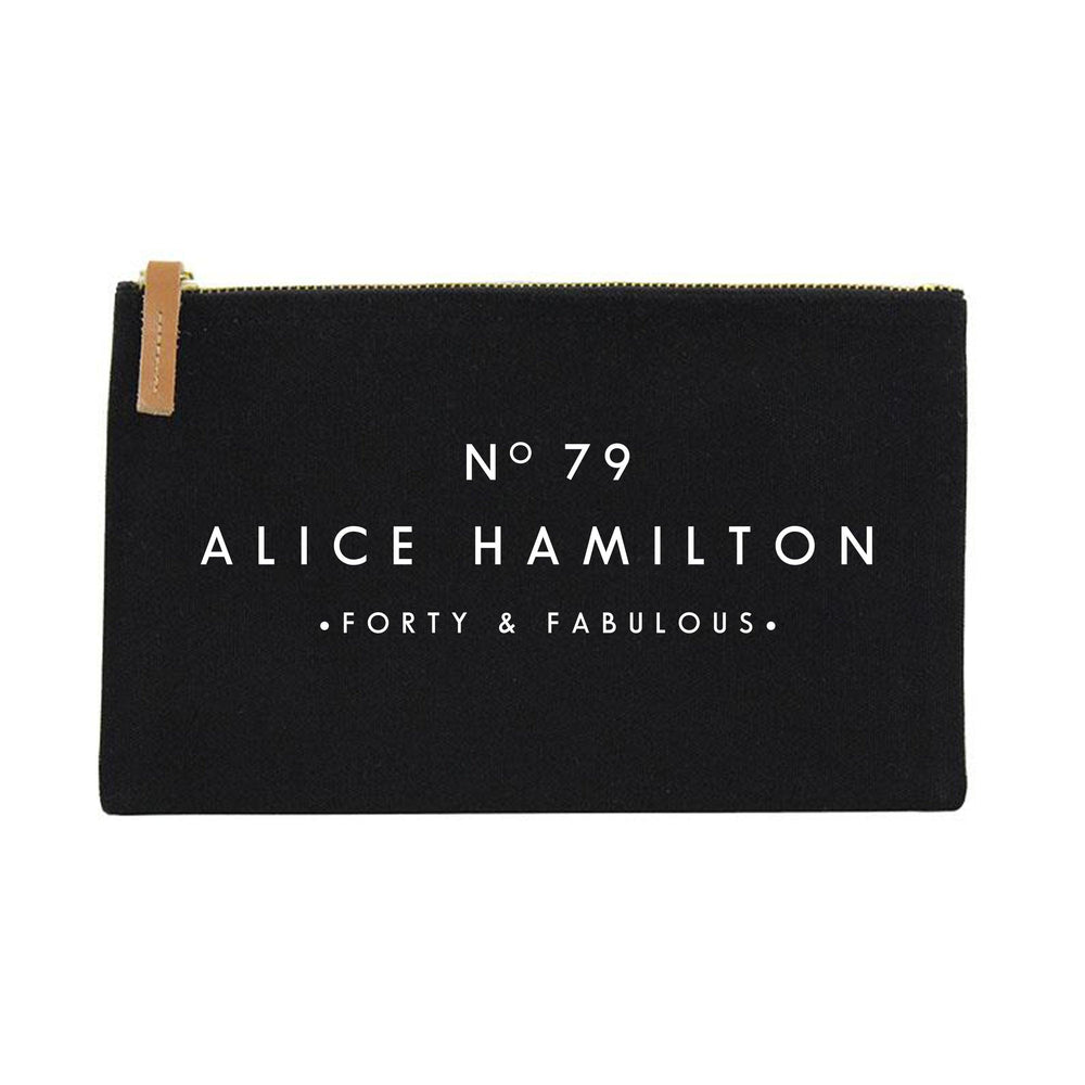 Personalised Make Up Bag | 40th 50th 60th Birthday Gift | Gift Ideas for Her | Custom Makeup Bag | Birthday gift ideas for her | Birthday - Glam & Co Designs Ltd