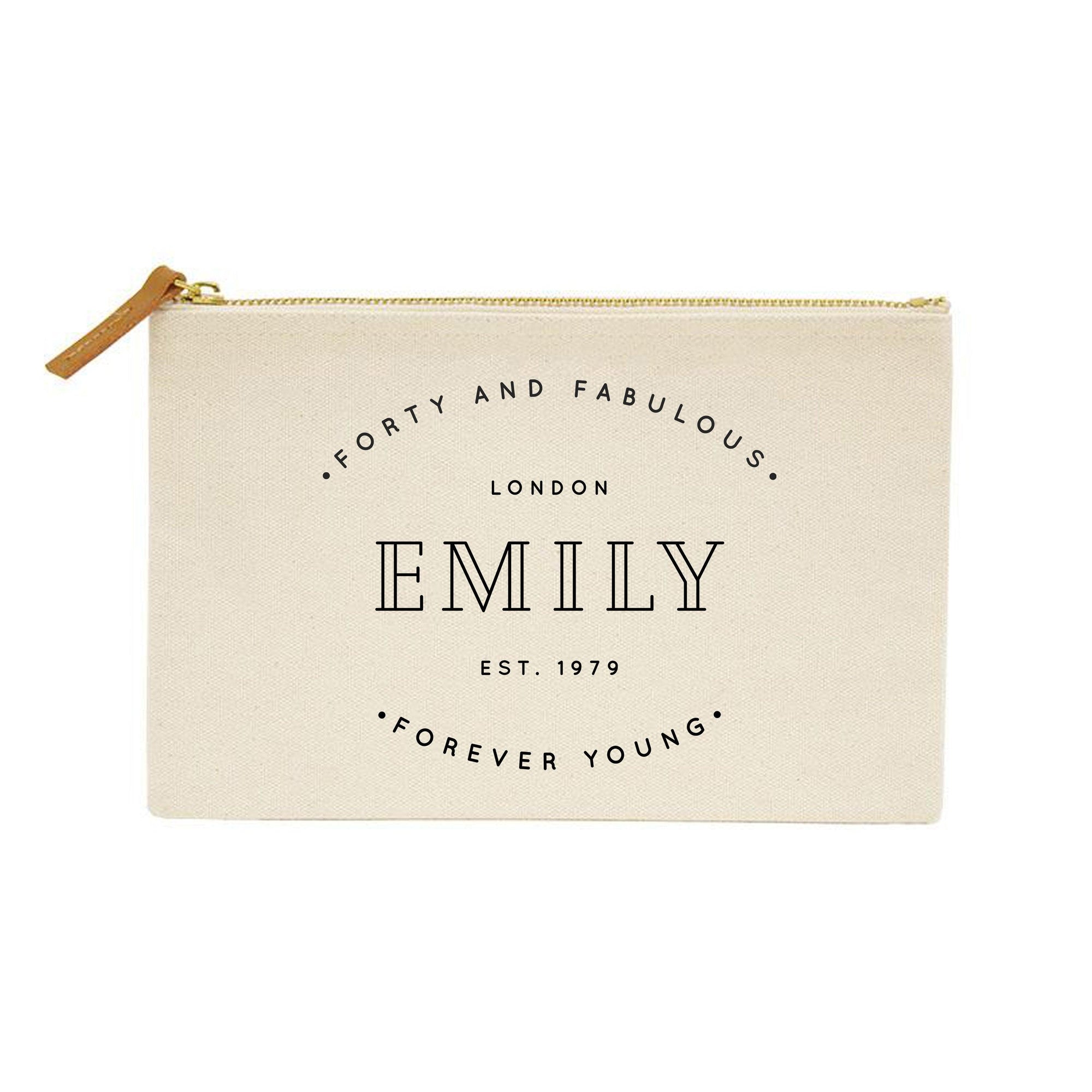 Beautiful, Personalised Makeup, Cosmetic Bag Pouch in UK