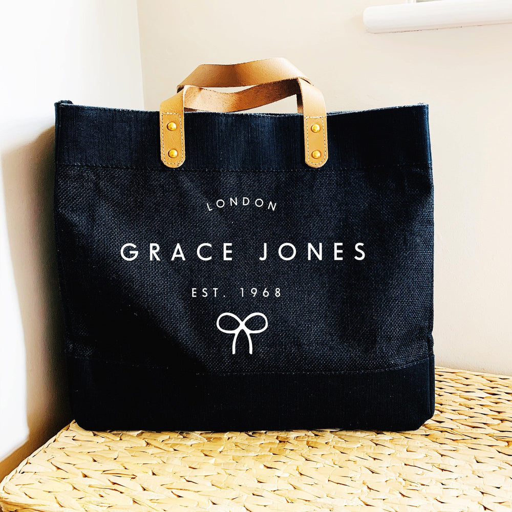Personalised Bag | 50th Birthday Gift | Personalised Shopping Bag | Gift ideas for Her | Custom Beach Bag | Custom Bag | Custom Shopping Bag - Glam & Co Designs Ltd