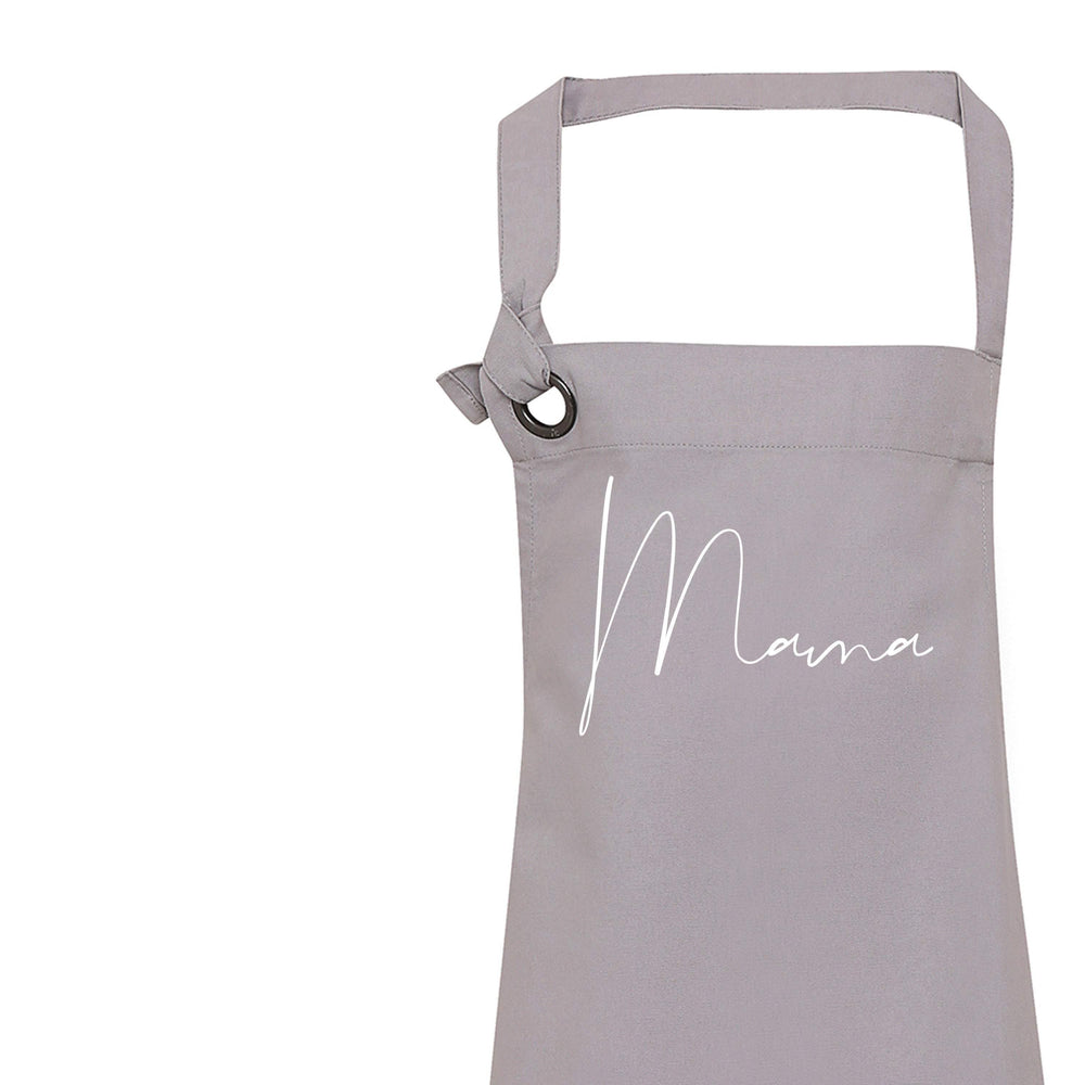 Personalised Apron | Aprons for Women | Vintage Apron | Retro Apron | Custom Apron for Women | Personalised Cook Gift | Grey Apron