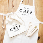 Kids Baking Set | Aprons for Kids | Kids Baking Apron | Personalised Kids Baking Set | Personalised Kids Apron |Aprons for Children - Glam and Co 